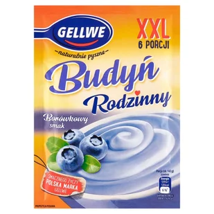 Gellwe Budyń rodzinny smak borówkowy 64 g - Budyń - miniaturka - grafika 1