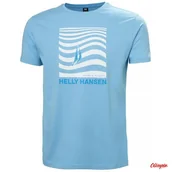 Koszulki męskie - Koszulka męska HELLY HANSEN SHORELINE 3.0 T-SHIRT - Aqua - miniaturka - grafika 1