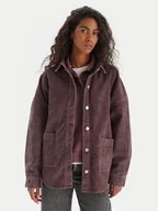 Koszule damskie - Roxy Koszula Kick Back Washed Cord ERJWT03697 Fioletowy Regular Fit - miniaturka - grafika 1