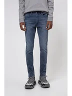 Spodnie męskie - Boss Jeansy Skinny Fit Hugo 734 50430974 Granatowy Skinny Fit - miniaturka - grafika 1