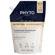 Szampony do włosów - Phyto Nutrition, odżywczy szampon do włosów suchych i bardzo suchych, refill, 750 ml - miniaturka - grafika 1