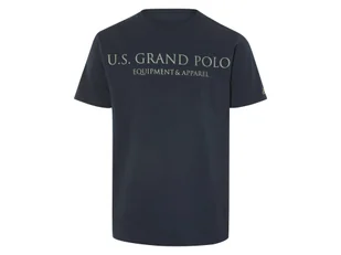 LIVERGY® T-shirt męski z bawełny U.S. GRAND POLO (Granatowy, L (52/54)) - Koszulki męskie LIVERGY® T-shirt męski z bawełny U.S. GRAND POLO (Granatowy, L (52/54)) - Koszulki męskie - miniaturka - grafika 1