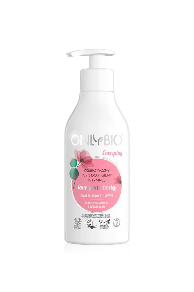 OnlyBio EVERYDAY, prebiotyczny płyn do higieny intymnej, 250 ml