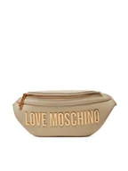 Nerki - LOVE MOSCHINO Saszetka nerka JC4195PP1MKD0110 Beżowy - miniaturka - grafika 1