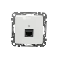Gniazdka elektryczne - Gniazdo komputerowe RJ45 Schneider Sedna Design SDD111461 kategoria 6 UTP białe Design  Elements - miniaturka - grafika 1