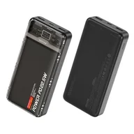 Powerbanki - Powerbank WEKOME WP-351 Vanguard Series 20000 mAh 20W + 22.5W Czarno-przezroczysty - miniaturka - grafika 1