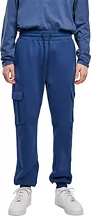 Urban Classics Spodnie dresowe męskie cargo, niebieski (Kosmiczny Błękit), XL - Spodnie sportowe męskie - miniaturka - grafika 1