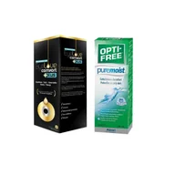 Płyny do soczewek kontaktowych - ZESTAW: Płyn Eyelove Comfort PLUS 360 ml + Płyn Opti-Free Pure Moist 300 ml - miniaturka - grafika 1