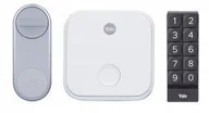 Systemy inteligentnych domów - Zestaw Yale Linus® Smart Lock (Srebrny) + Bridge + Klawiatura - miniaturka - grafika 1