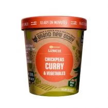Brand New Story Curry z ciecierzycą i warzywami bez dodatku cukru 70 g - Szybkie dania obiadowe - miniaturka - grafika 1
