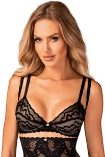 Obsessive Arienna bra Biustonosz miękki, czarny - Biustonosze - miniaturka - grafika 1