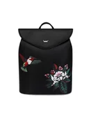 Plecaki - Plecak miejski damski Vuch Joanna Oasis Czarny Czarny Jeden rozmiar - miniaturka - grafika 1