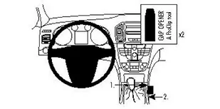 Brodit ProClip for Opel Insignia 09  10 Czarny 834279 - Akcesoria motoryzacyjne - miniaturka - grafika 1