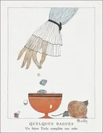 Plakaty - Hikers climbing up to a Mountain Chalet, Henri Rousseau - plakat 61x91,5 cm - miniaturka - grafika 1