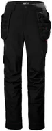Spodnie sportowe damskie - Helly Hansen Women's trousers HELLY HANSEN Luna Brz Service, black C36 - miniaturka - grafika 1