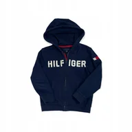 Moda i Uroda OUTLET - Rozpinana bluza dla chłopca kaptur TOMMY HILFIGER - miniaturka - grafika 1