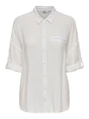 Bluzki damskie - ONLY Koszula w kolorze białym - miniaturka - grafika 1