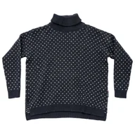 Bluzy sportowe damskie - Damski golf Devold Sørisen Wool High Neck Wmn Rozmiar: M / Kolor: czarny - miniaturka - grafika 1