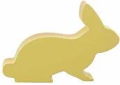 Wielkanoc - Dekoracja drewniana Zając żółty - 10 cm - 1 szt. - miniaturka - grafika 1