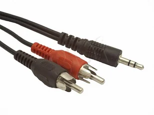 Kabel Gembird Jack 3.5mm - RCA Cinch x2 1.5m czarny Z09856 - Kable komputerowe i do monitorów - miniaturka - grafika 1