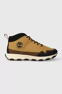 Botki męskie - Timberland buty Winsor Trail Mid Fab WP męskie kolor brązowy TB0A62WM2311 - miniaturka - grafika 1