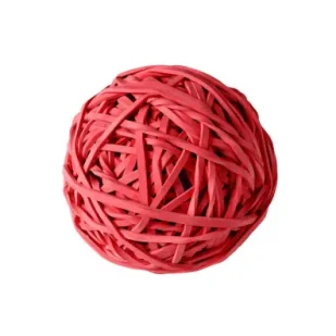 Gumka recepturka 100g czerwona D.RECT - Gumki recepturki - miniaturka - grafika 1