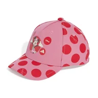 Czapki dla dzieci - Dziecięca Czapka z daszkiem ADIDAS LK DY MI CAP JH3418 – Różowy - miniaturka - grafika 1