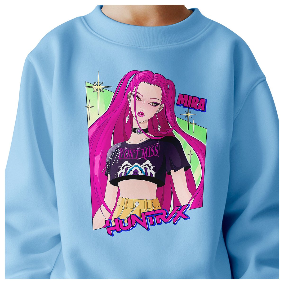 BLUZA DZIECIĘCA HUNTRIX MIRA KPOP 134-140 BAWEŁNIANA JAKOŚĆ