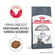 Sucha karma dla kotów - ROYAL CANIN Dental Care karma sucha dla kotów dorosłych, redukująca odkładanie kamienia nazębnego - miniaturka - grafika 1