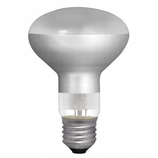 Żarówka Zwierciadlana Reflektor Grzybek R80 E27 60 - Żarówki tradycyjne - miniaturka - grafika 1