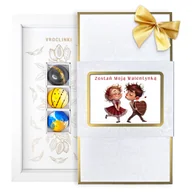 Bombonierki i czekoladki - Bombonierka - WALENTYNKI – Zestaw 3 Pralin - miniaturka - grafika 1