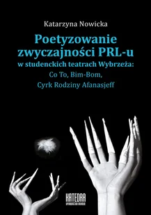 Poetyzowanie zwyczajności Nowa - Książki o kulturze i sztuce - miniaturka - grafika 1