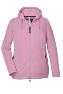 Kurtki damskie - STOY Damska kurtka Powerstretch z kapturem STS 1 WMN FLX JCKT, pudrowa róża, 50, 43083-000 - miniaturka - grafika 1