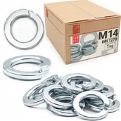 Śruby i nakrętki - Podkładka sprężysta M14 sprężynowa DIN 127 płaska ocynkowana 1 kg - miniaturka - grafika 1