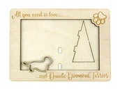 Ramki na zdjęcia - Dandie Dinmont terrier ramka na zdjęcie z psem - miniaturka - grafika 1