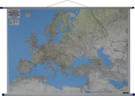 Atlasy i mapy - Freytag&berndt, Europa mapa ścienna Koleje - Promy, 1:5 500 000 - miniaturka - grafika 1