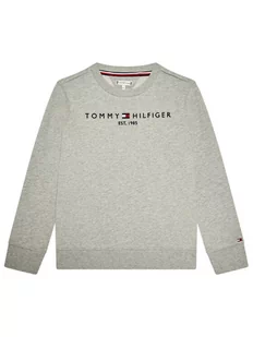 Tommy Hilfiger Bluza Essential KS0KS00212 Szary Regular Fit - Bluzy dla chłopców - miniaturka - grafika 1
