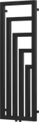 Grzejniki pokojowe - Mexen Alaska grzejnik dekoracyjny 1216 x 440 mm, 542 W, czarny - W205-1216-440-00-70 - miniaturka - grafika 1