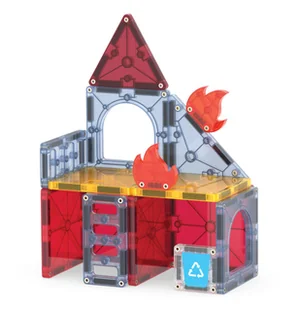 Magna-Tiles® Klocki Magnetyczne Straż Pożarna 27 El - Klocki - miniaturka - grafika 1