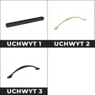 Szafki kuchenne - Zestaw Kuchenny Nowoczesny Modułowy Blat Mały 2m Wotan Dąb Wotan Szary Mat - miniaturka - grafika 1