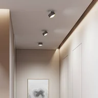 Lampy sufitowe - Top Light Puk! 120 Move spot LED matowy brązowy/chrom - miniaturka - grafika 1