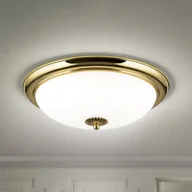 Lampy sufitowe - ORION Lampa sufitowa Empire, Ø 48 cm, złota, matowe opalowe szkło - miniaturka - grafika 1