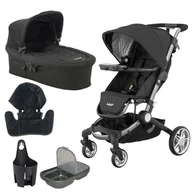 Wózki dziecięce - Larktale Coast Wózek i Gondola 2w1 Black - miniaturka - grafika 1