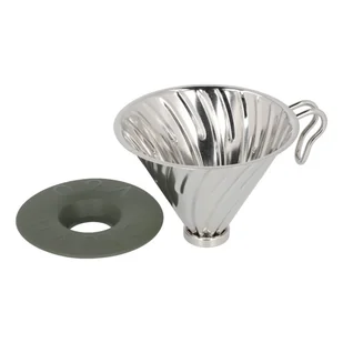 Metalowy Drip V60-02 Outdoor z silikonową podstawką - Herbata - miniaturka - grafika 2