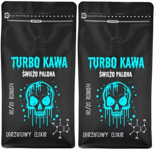TURBO Kawa ziarnista Do ekspresu 2kg 80/20 Robusta/Arabica ODRZUTOWY ELIXIR - Kawa - miniaturka - grafika 1