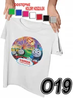 Koszulki męskie - Koszulka Dziecięca Z Nadrukiem Tomek I Przyjaciele Różne Wzory - M 134-140 - miniaturka - grafika 1