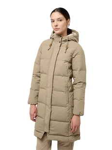 Jack Wolfskin Płaszcz puchowy "Nordlicht" w kolorze beżowym - Kurtki damskie - miniaturka - grafika 1