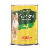Mokra karma dla kotów - JosiCat JOSE Chicken in Sauce 12x415 g - miniaturka - grafika 1