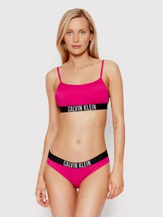 Stroje kąpielowe - Calvin Klein Swimwear Dół od bikini KW0KW01728 Różowy - grafika 1