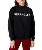 Bluzy damskie - Bluza Wrangler HIGH SWS W6P8HY100 Blk XS - miniaturka - grafika 1